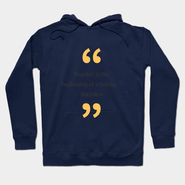 philosophy quotes Hoodie by CreationsByAme